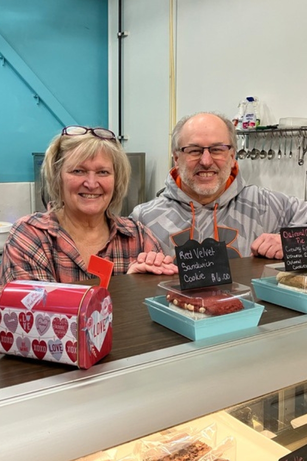 at sweets bakery in laws