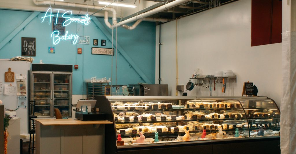 at sweet bakery background image