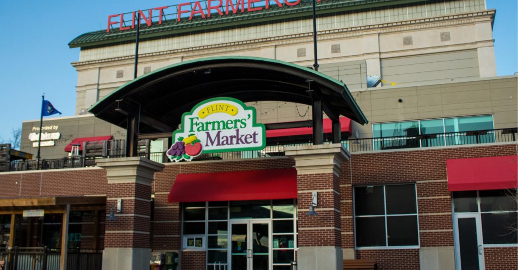 flint farmers market background image